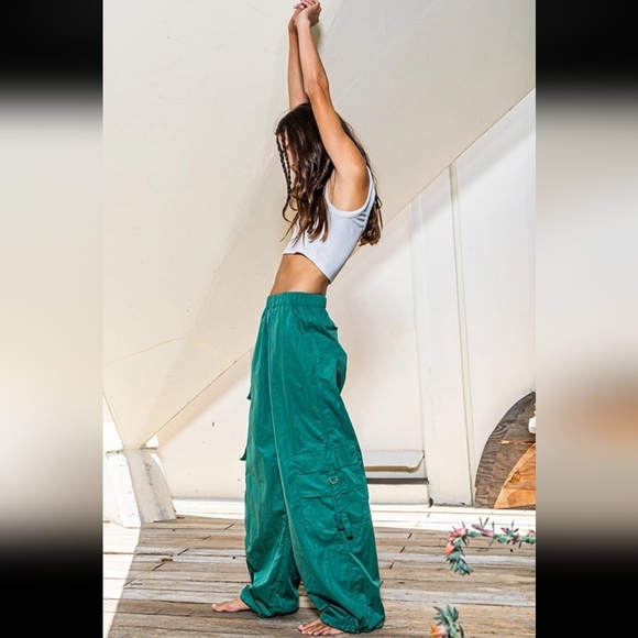 NWT NEW PATH CARGO JOGGER PANTS, GREEN, VARIOUS SIZES - Picture 2 of 10